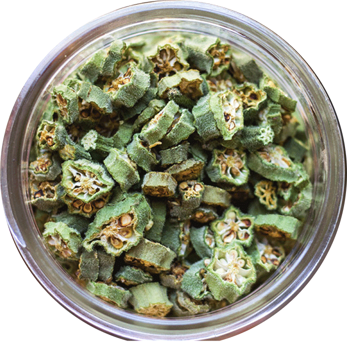 Dehydrated Okra